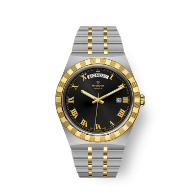 Tudor Royal M28603-0003 41mm Stahlgehäuse mit goldener Stahlschließe