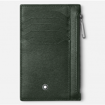 Montblanc Meisterstück 4810. 85x5x135 mm 129256 Case 8 Compartments Zipper Pocket  Forest Green