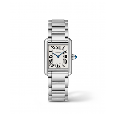 Cartier Tank Must WSTA0051 small, steel case steel bracelet quartz movement