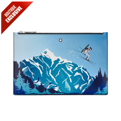 Montblanc 300x10x200 mm 130034 Meisterstück scenic pouch with ski jumper