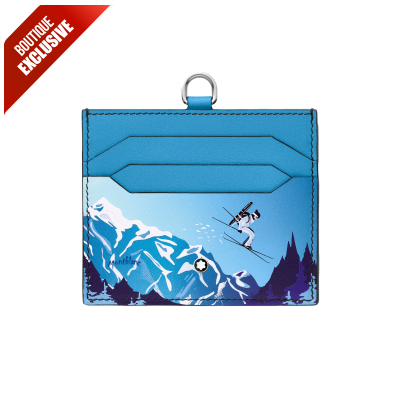 Montblanc Meisterstück scenic 115x5x85 mm 130037 Card Holder 6cc white/light blue