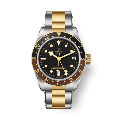 Tudor Black Bay GMT S&G M79833MN-0001 41mm Stahlgehäuse mit goldener Stahlschließe