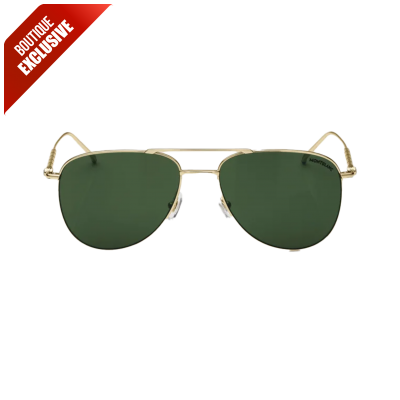 Montblanc 133000 SUNGLASSES WITH GOLD COLOURED METAL FRAME