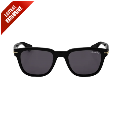 Montblanc (S) 133048 SUNGLASSES WITH BLACK ACETATE FRAME