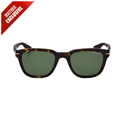 Montblanc (M) 133051 SUNGLASSES WITH HAVANA-COLORED ACETATE FRAME