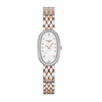 Longines Symphonette L23055897 29mm quartz diamonds steel case