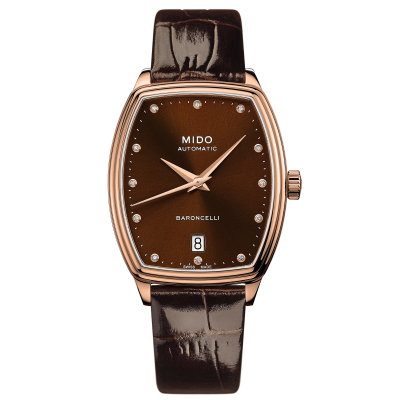 Mido Baroncelli Tonneau Lady M0413073629600 M041.307.36.296.00 | 30.5 mm x 35 mm | Diamonds
