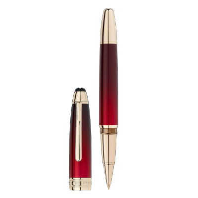 Montblanc Meisterstück 125339 Calligraphy Solitaire burgundi lakk golyóstoller