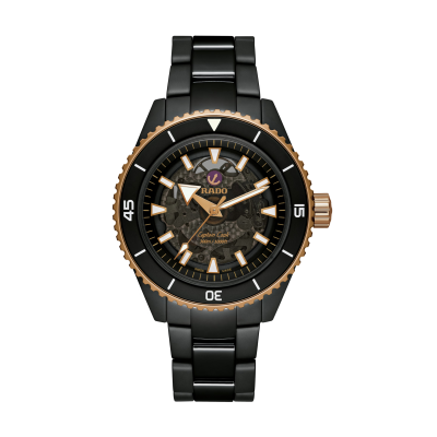 Rado Captain Cook High-Tech Ceramic Driver R32127162 43mm automatic Ceramic case Titanium ceramic clasp