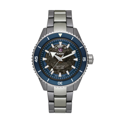 Rado Captain Cook High-Tech Ceramic Driver R32128202 43mm automatic Ceramic case Titanium ceramic clasp