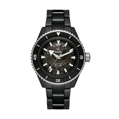 Rado Captain Cook High-Tech Ceramic Driver R32127152 43mm Keramikgehäuse Verschluss aus Titankeramik