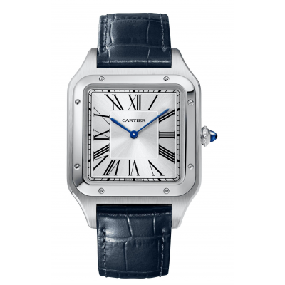 Cartier Santos-Dumont WSSA0032 extra nagy, kézi felhúzós automata, acél tok