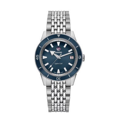 Rado Captain Cook High-Tech Ceramic Driver R32500203 37mm  Ceramic case with steel ceramic buckle