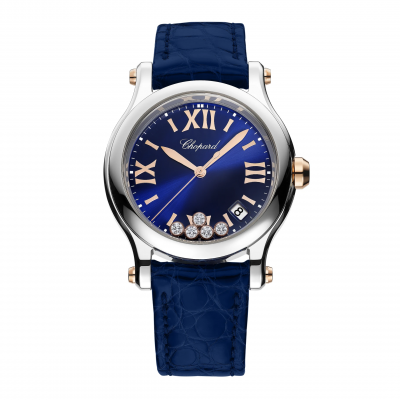 Chopard Happy Sport 278582-6012 36MM KVARC RÓZSA ARANY  ACÉL GYÉMÁNTOKKAL