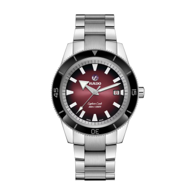 Rado Captain Cook R32105353 42mm acél kerámia tok fém csat