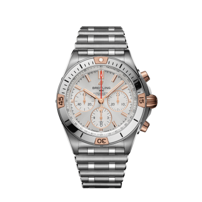 Breitling Chronomat IB0134101G1A1 B01 42 Stainless Steel & 18k Red Gold - Silver