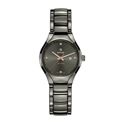 Rado True R27243712 30mm titanium ceramic case with ceramic clasp