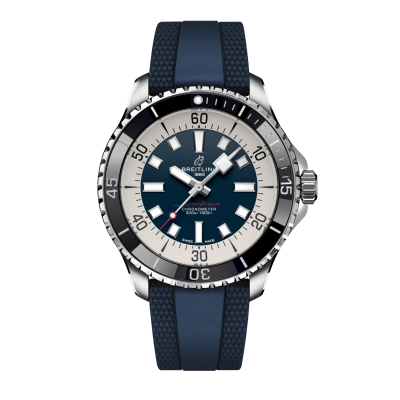 Breitling Superocean A17376211C1S1 44mm Acél tok Gumi szíj