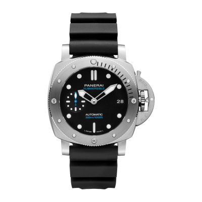 Panerai Submersible PAM02973 42mm Stahlgehäuse mit Kautschukband