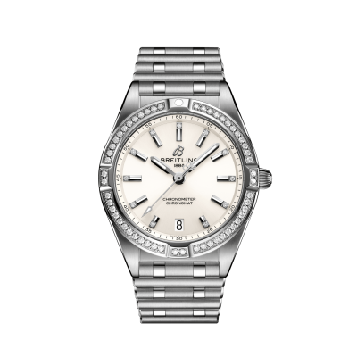 Breitling Chronomat A77310591A1A1 CHRONOMAT 32 Stainless Steel (Gem-set) - White