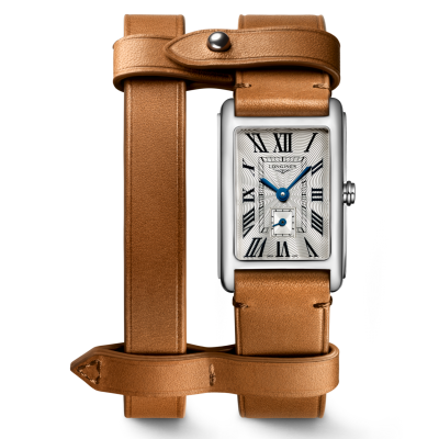 Longines DolceVita XYVY 20.80 X 32.00 mm L5255471b 32mm Stahlgehäuse mit doppeltem Lederband