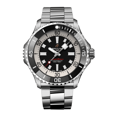 Breitling Superocean Automatic 46 A17378211B1A1 46mm automata rozsdamentes acél - Fekete