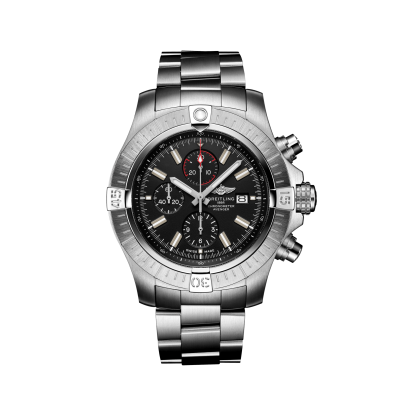 Breitling Super Avenger A13375101B1A1 48mm fém tok fém csat  fekete számlap