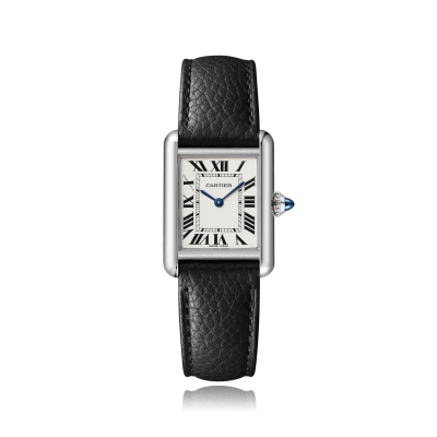 Cartier Tank Must WSTA0042 Small, Acél tok, bőr szíj, quartz