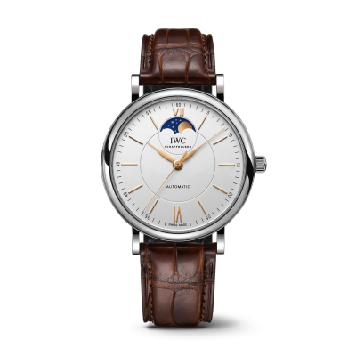 IWC Schaffhausen Portofino IW459401 40mm acél tok bőr szíj