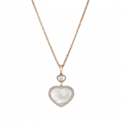 Chopard Happy Hearts 79A074-5301 PENDANT ROSE GOLD, DIAMONDS, MOTHER-OF-PEARL