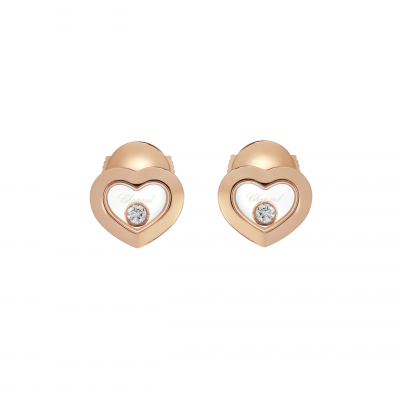Chopard Happy Diamonds Icons 83A054-5001 EARRINGS ROSE GOLD, DIAMONDS
