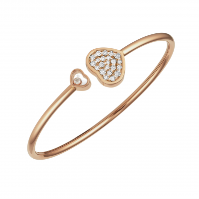 Chopard Happy Hearts 857482-5910 ARMSPANGE ROSÉGOLD, DIAMANTEN