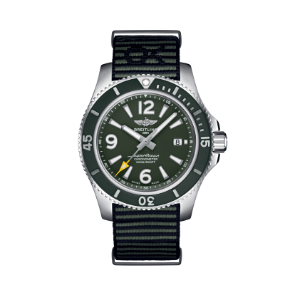 Breitling Superocean automatic 44 Superocean automatic 44 A17367A11L1W1 Superocean automatic 44 Stainless Steel - Green