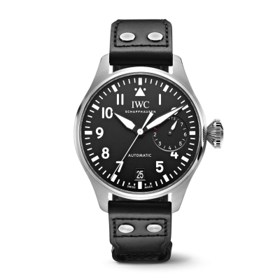 IWC Schaffhausen Big Pilot 's Watch BIG PILOT’S 7 Days IW501001 46mm acél tok bőr szíj