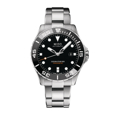 Mido Ocean Star 600 Chronometer M0266081105100 43,5mm acél tok acél csat Super-Luminova®