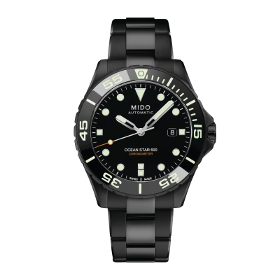 Mido Ocean Star 600 Chronometer Limited M0266083305100 43,5mm acél tok acél csat Super-Luminova®