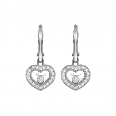 Chopard Happy Diamonds Icons 83A054-1401 EARRINGS WHITE GOLD, DIAMONDS