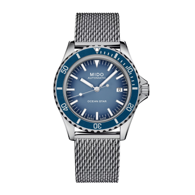 Mido Ocean Star Tribute M0268071104101 40.50mm steel case with steel strap + rubber strap