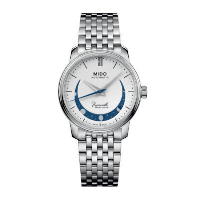 Mido Baroncelli SMILING MOON LADY M0272071101001 33 mm Gehäuse aus Stahl und Gold, Stahlschließe