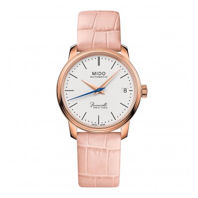 Mido Baroncelli Heritage Lady M0272073601000 33mm autómata acél tok rózsaarany PVD bevonattal