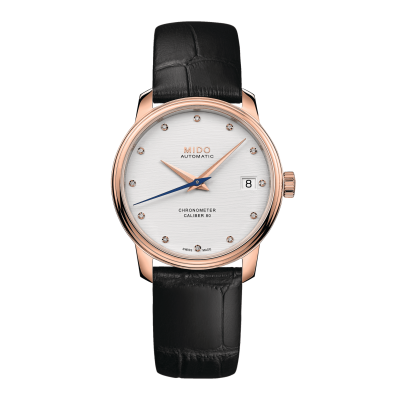 Mido Baroncelli Heritage Lady M0272083603600 34mm autómata acél tok rózsaarany PVD bevonattal