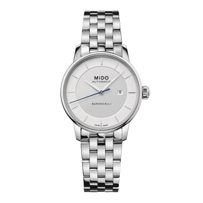 Mido Baroncelli Signature Lady M0372071103100 30mm stainless steel case with steel buckle