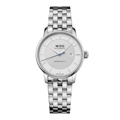 Mido Baroncelli Signature Lady M0372071103100 30mm autómata acél tok acél csat