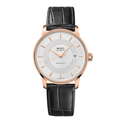 Mido Baroncelli Signature M0374073603101 M037.407.36.031.01 - ∅39mm automata rozéarany PVD