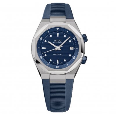 Mido Multifort 8 Two Crowns M047.507.17.041.00 ∅ 38.4 x 40mm Rubber strap