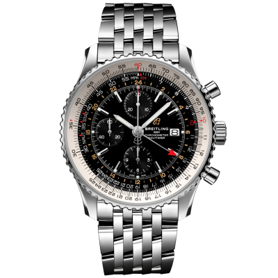 Breitling Navitimer GMT Navitimer chronograph GMT 46 A24322121B2A1 Slide Rule, Automatik Chronograph, 46 mm