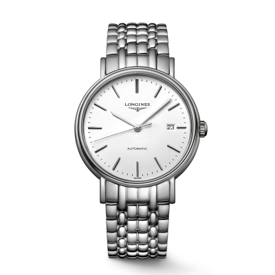 Longines Présence L49224126 40mm steel case with steel buckle