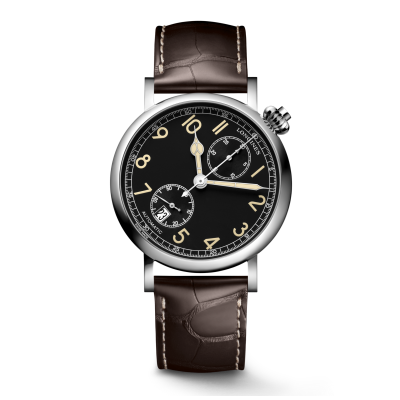 Longines Heritage Avigation L28124532 41mm acél tok bőr szíj, automata kronográf