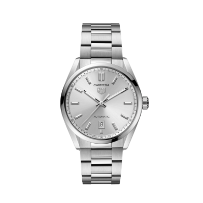 TAG Heuer Carrera WBN2111.BA0639 39mm acél tok ezüst számlap és indexek