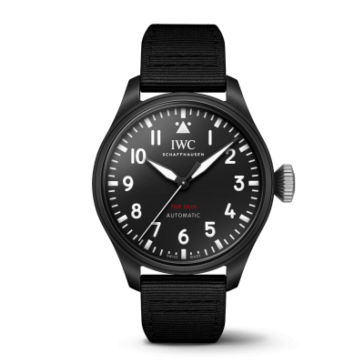 IWC Schaffhausen Pilot 's Watch TOP GUN IW329801 43mm Kerámia tok Textil szíj